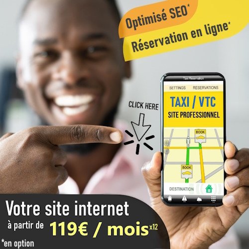 création site web VTC TAXI