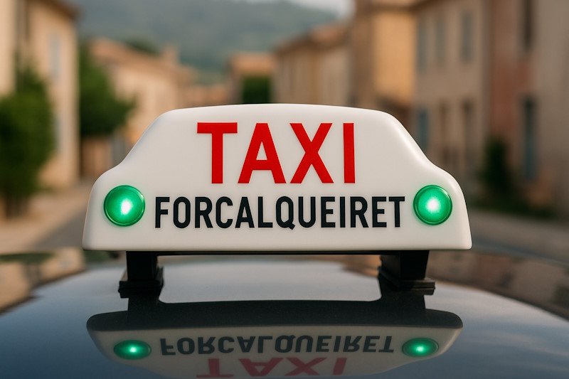 Taxi sur Forcalqueiret