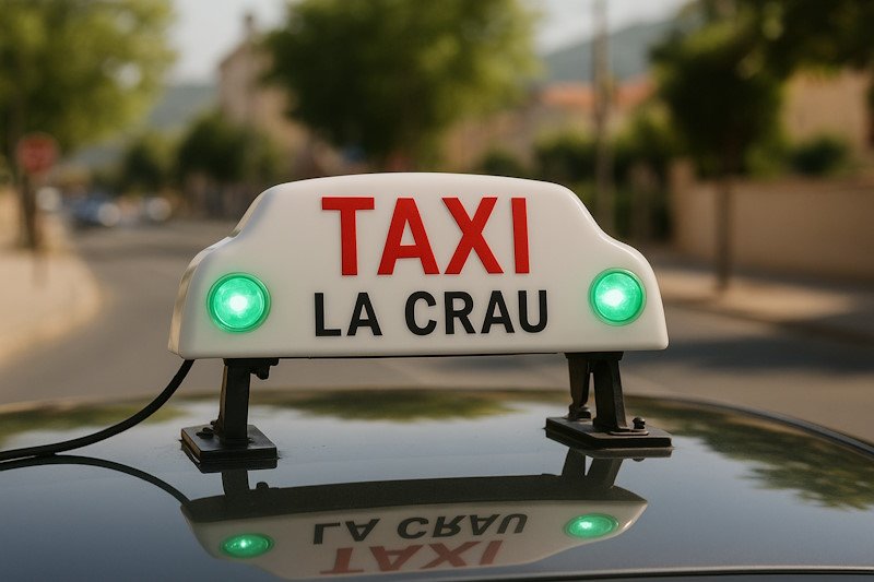Taxi sur La Crau