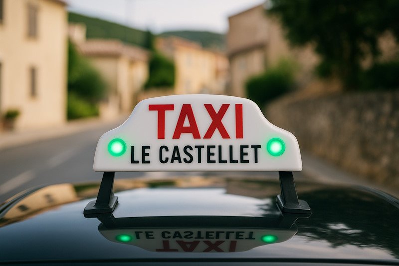 Taxi sur Le Castellet